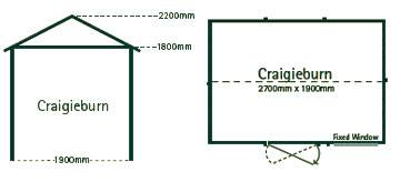 Craigieburn garden shed floor plan