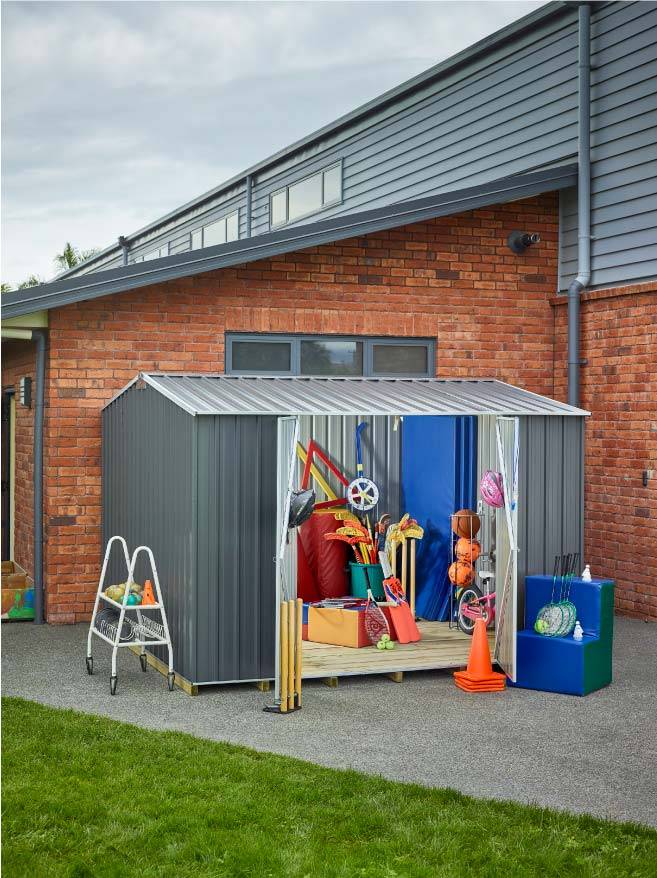 double door shed small 2