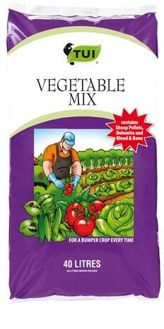 Growing Mix Tui Vegetable is great for a garden bed